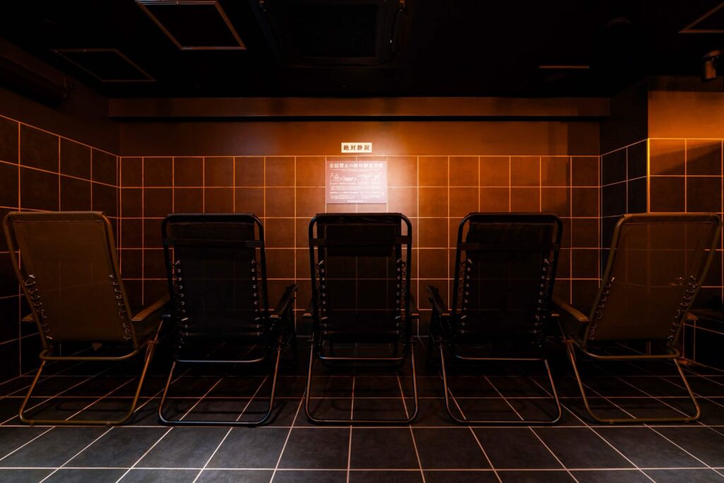 SHIAGARU SAUNA 神田×秋葉原店のしあがるーむ（内気浴スペース）